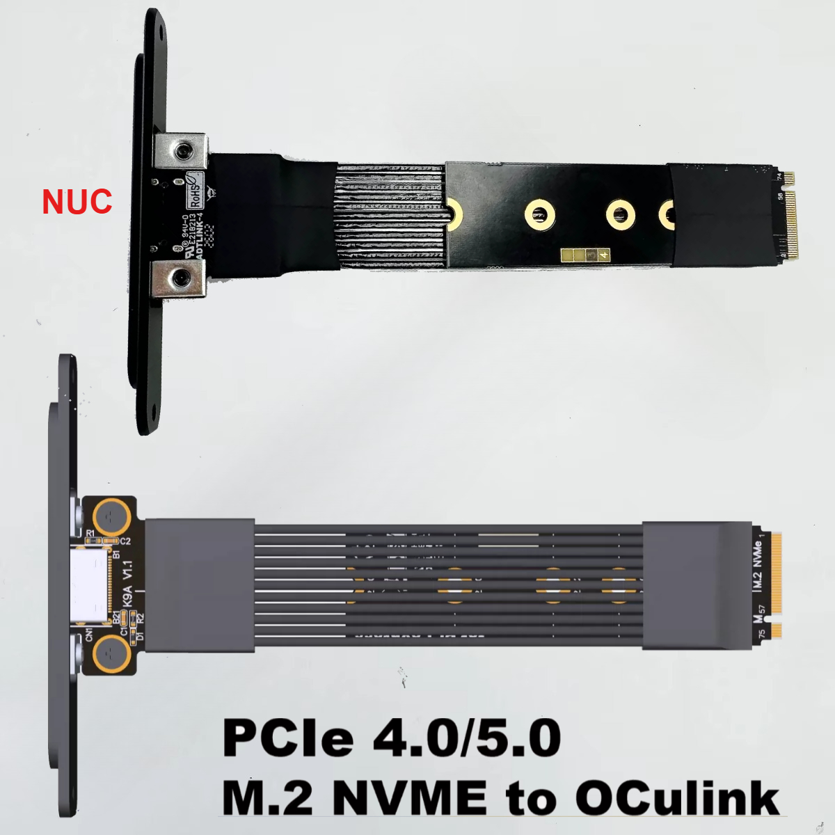 K49SQ-BK14 EGPU OCuLink GPU Ch - огляд і ціна Pcie 5.0 Gpu Riser Cable